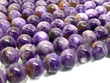 12mm Charoite Smooth Round Beads - 40 cm Length - AAA Quality - Gemstone Beads - Wholesale Price - Charoite Beads Origin Russia