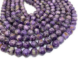 12mm Charoite Smooth Round Beads - 40 cm Length - AAA Quality - Gemstone Beads - Wholesale Price - Charoite Beads Origin Russia
