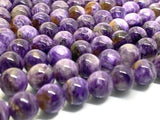 14mm Charoite Smooth Round Beads - 40 cm Length - AAA Quality - Gemstone Beads - Wholesale Price - Charoite Beads Origin Russia