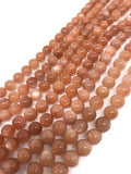 Sunstone Round Beads 6 mm AAAA Quality 40 cm Strand, Top Grade sunstone Round shape. natural sunstone with many