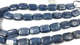 13X18mm Kyanite Smooth Rectangle Beads AAA Quality , Blue Kyanite top quality Rare Available- Kyanite Rectangle Beads 40cm
