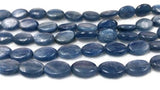 Kyanite Oval Beads 13x18 mm Size AA Quality , Blue Kyanite Oval Beads- Length 40 cm