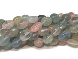 AAAA Quality Aquamarine Nugget Beads 10x13-15 mm Size, Length 40 cm- Free Form Aquamarine & Morganite Beads - 1 Strand