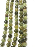 grossular garnet round 10 m , natural gemstone beads