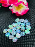 Ethiopian Opal 8X10 MM Oval Cabs Pack of 1 Pieces -Code #9 AAA Quality (AAA Grade) Opal Cabochon-Ethiopian Opal Cabochon, stud earring size