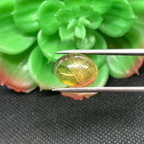 Tourmaline Cabochon , Size 11x15 MM , weight 6.5 carat ,Green Tourmaline gemstone loose cabs, code #T 48 Green Tourmaline cabs