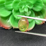 Tourmaline Cabochon , Size 11x15 MM , weight 6.5 carat ,Green Tourmaline gemstone loose cabs, code #T 48 Green Tourmaline cabs