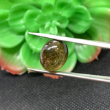 Tourmaline Cabochon , Size 12X14 MM , weight 10 carat ,Green Tourmaline gemstone loose cabs, code #T 53 Green Tourmaline cabs