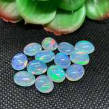 Ethiopian Opal 8X10 mm size Cabs Pack of 1 Pieces -Code #02- AAA Quality (AAA Grade) Opal Cabochon - Ethiopian Opal Oval Cabochon