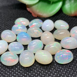 Ethiopian Opal 8X10 mm size Cabs Pack of 1 Pieces -Code #03- AA+ Quality (AAA Grade) Opal Cabochon - Ethiopian Opal Oval Cabochon