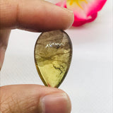 Tourmaline Cabochon , Size 26X16 MM , weight 21.5 carat ,Green Tourmaline gemstone loose cabs, code #T 73 , Tourmaline cabs