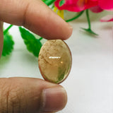 Tourmaline Cabochon , Size 22X16 MM , weight 20 carat ,Yellow Tourmaline gemstone loose cabs, code #T 74 , Tourmaline cabs