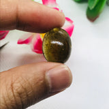 Green Tourmaline Cabochon , Size 18X14 MM , weight 15 carat , Green Tourmaline gemstone loose cabs, code #T 82 , Tourmaline cabs