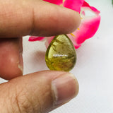 Green Tourmaline Cabochon , Size 17.5X13 MM , weight 13 carat , Tourmaline gemstone loose cabs, code #T 85 , Tourmaline cabs