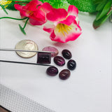 Pink Tourmaline Cabochon , weight 49.50 carat , Tourmaline gemstone loose cabs, code #T 88 , Tourmaline cabs , Pack of 7 Pcs