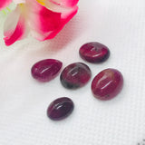 Pink Tourmaline Cabochon , weight 22.5 carat , Tourmaline gemstone loose cabs, code #T 90 , Tourmaline cabs , Pack of 5 Pcs