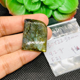 Labradorite Cabochon 39X22.50 mm AAA,Code (F-21) weight 9.2-gm Labradorite Cabochon- Labradorite Gemstone- Natural Labradorite cabs