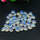 5X7MM Moonstone Oval Cabs, Pack of 6 Pc. Good Quality Cabochons Code AAAA , Moonstone Cabochon , Blue Flash Moonstone