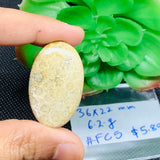 Fossil Coral Cabochon 36X22 MM , Code FC-05 weight -6.2 gm Natural Fossil coral Cabs, Gemstone Pendant .