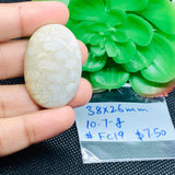 Fossil Coral Cabochon  38X26 MM , Code FC-19  weight -10.7 gm Natural Fossil coral Cabs, Gemstone Pendant .