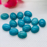 Turquoise Cabs 8X10MM size Quality AAA 100% Natural Turquoise Gemstone cabs Pack of 1 Pc- Turquoise Oval Cabochon -