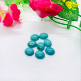 Turquoise Cabs 10X12MM size Quality AAA 100% Natural Turquoise Gemstone cabs Pack of 2 Pc- Turquoise Oval Cabochon -