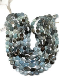 Moss Aquamarine Faceted Nuggets 11-12 x 13-15 mm size Length 17 inch Top Quality AAAA- Moss Aquamarine Beads