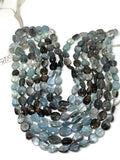Moss Aquamarine Faceted Nuggets 11-12 x 13-15 mm size Length 8 inch Top Quality AAAA- Moss Aquamarine Beads