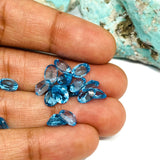 Blue Topaz Oval Cut 5x7 mm - Pack of 2 Pcs - Swiss Blue Topaz Cut - Loose Stone - Natural Blue Topaz loose stone