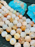 Cherry Blossom Agate 12MM Round Beads- Perfect Round Beads AAA Quality 40 cm length - Gemstone Round Beads