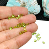 20 Pc. Peridot  faceted 4 mm  - Natural Peridot Round Cut - Peridot loose Stones