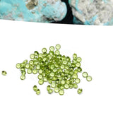 Peridot Cut 3 mm Pack of 10 pcs - Natural Peridot Round Cut - Peridot loose Stones