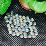Labradorite Cabs 3mm. Natural Blue Fire Cabs , Gemstone cabs pack of 20 pc , Gemstone cabs