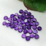 5MM Natural Amethyst Cabs , Pack of 10 Pieces , Top Quality Cabochons , African Amethyst cabochon