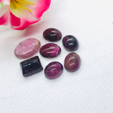 Pink Tourmaline Cabochon , weight 49.50 carat , Tourmaline gemstone loose cabs, code #T 88 , Tourmaline cabs , Pack of 7 Pcs