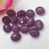 Pink Sapphire Faceted Oval  9X11 mm- Sapphire Faceted Oval Cabs , Natural Pink Sapphire Pack of 1 Pc