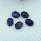 Iolite 7X9MM Oval cabs Size- AAA Quality - Very Good Color- Pack of 1 Pc - Iolite Loose Stone