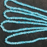 Apatite Wheel shape Beads, 4mm size, 15 Inch Length- AAA Quality- Appetite Roundel Beads , Wheel shape beads. Flat thin slice shape