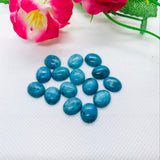 Turquoise Cabs 10X12 MM Oval, Quality AAA-gemstone cabs Pack of 2 pc 100% natural Blue turquoise- Turquoise Oval Cabochon ,Mining from Peru