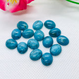 Turquoise Cabs 10X12 MM Oval, Quality AAA-gemstone cabs Pack of 2 pc 100% natural Blue turquoise- Turquoise Oval Cabochon ,Mining from Peru