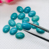 Turquoise Cabs 8X10MM size Quality AAA 100% Natural Turquoise Gemstone cabs Pack of 1 Pc- Turquoise Oval Cabochon -