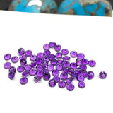 Amethyst faceted 5mm pack of 5 pc, African Amethyst loose stone.