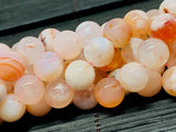 Cherry Blossom Agate 10mm Round Beads- Perfect Round Beads AAA Quality 40 cm length - Gemstone Round Beads