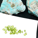 20 Pc. Peridot  faceted 4 mm  - Natural Peridot Round Cut - Peridot loose Stones
