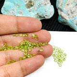 Peridot  Cut 3 mm Pack of 10 pcs - Natural Peridot Round Cut - Peridot loose Stones