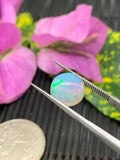 Ethiopian Opal Cabochon 9.5mm Size Code #ET29 - Weight 2.5 cts AAA Quality Opal Cabochon - Natural Ethiopian Opal Cabs- Video Available