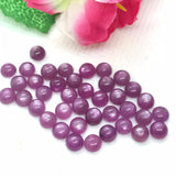 Pink Sapphire 5MM  Cabochon , sapphire cabs , Natural Pink Sapphire , Loose precious stone cabs. pack of 4 Pcs