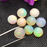 Ethiopian Opal 11MM Cabochon Code E#5- AAA Quality Ethiopian Opal Round Cabs-Video Available pack of 1 Pc , video available