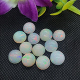 Ethiopian Opal 11MM Cabochon  Code E#12- Weight 3.30 cts  AAA Quality  Ethiopian Opal Round Cabs-, Pack of 1 PC, Video Available