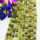 6MM Grossular Garnet Round strand,AAA Quality Round beads , Length of strand is 16" , Natural Gemstone from Madagascar